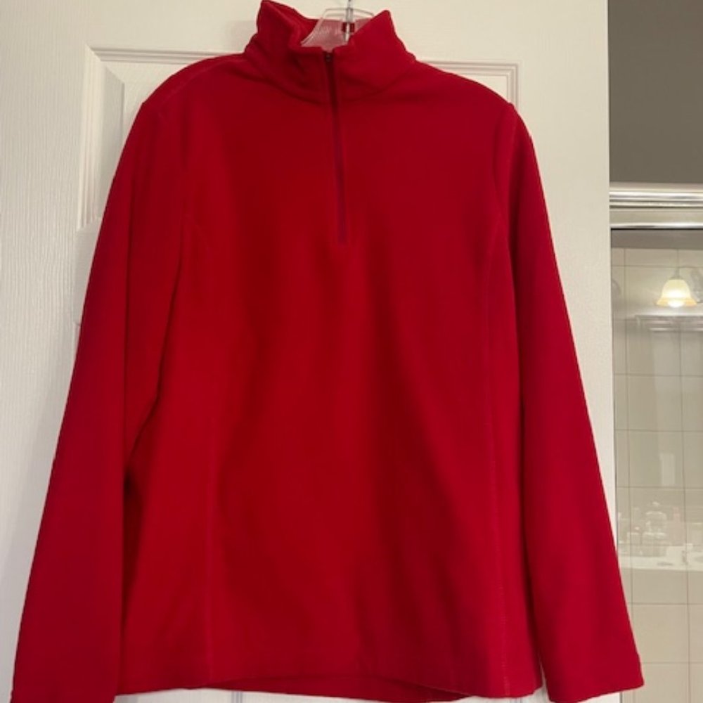 Lands' End Fleece 1/4 zip top